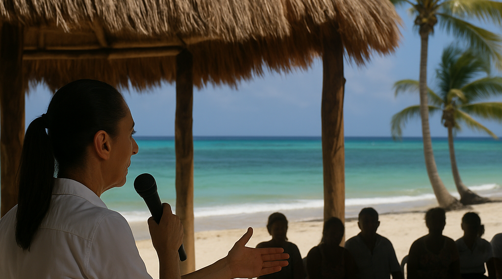 Sheinbaum impulsa protección en Costa Maya