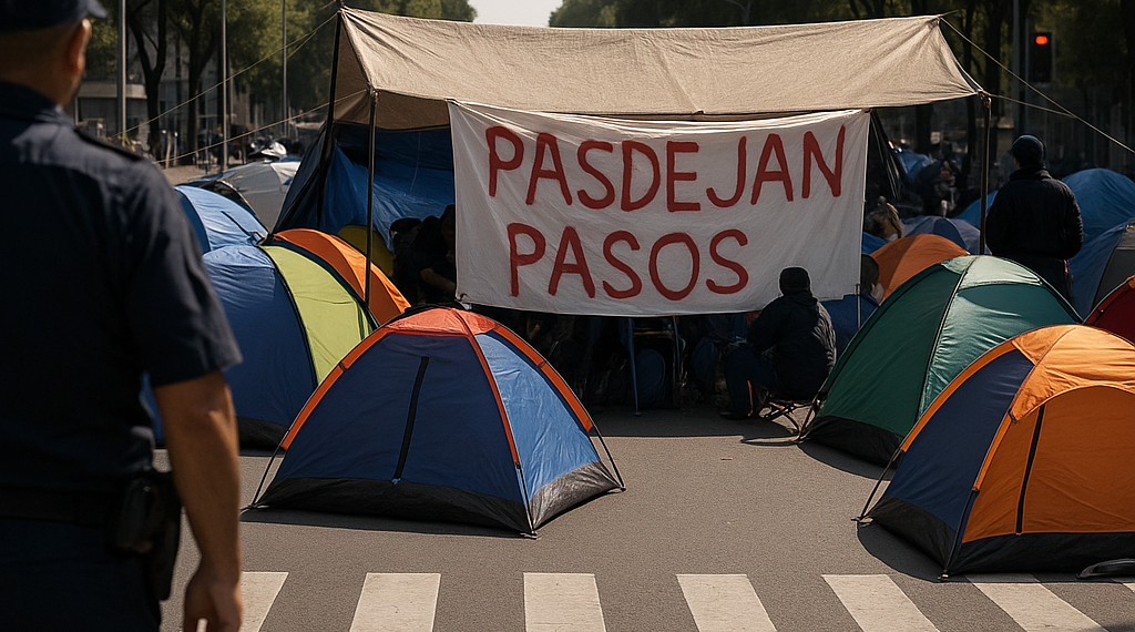 Busca CDMX que CNTE libere pasos peatonales