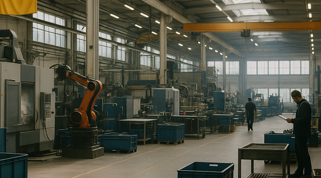 Pedidos de fábricas alemanas cayeron 3.8% en abril