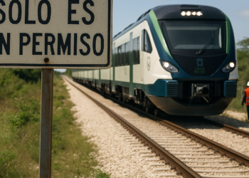 Justifican: 'Es una licencia' la cheve Tren Maya