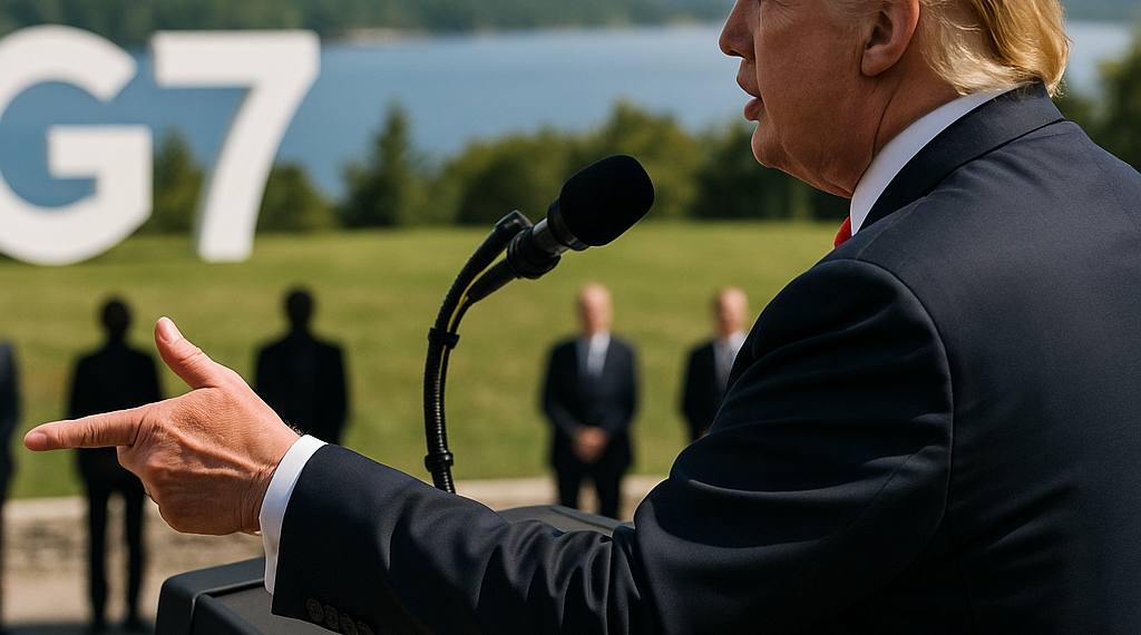 'Soy el jefe', dice Trump a sus homólogos del G7
