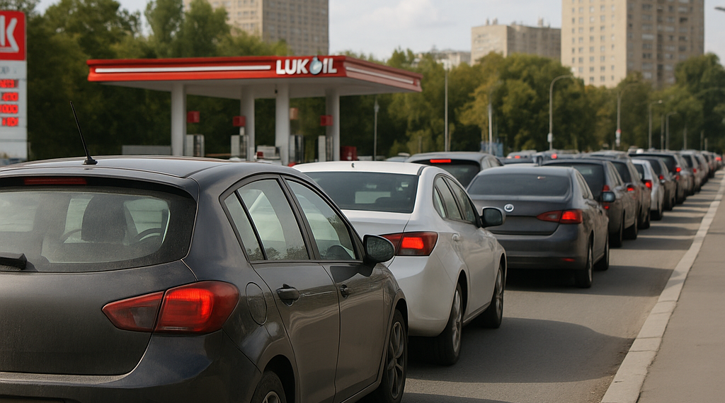 Los ataques ucranianos provocan escasez de combustible en Moscú