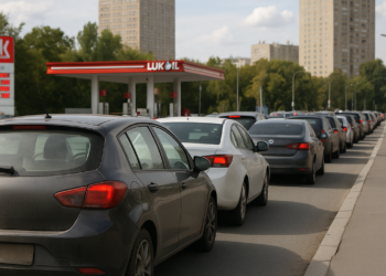 Los ataques ucranianos provocan escasez de combustible en Moscú