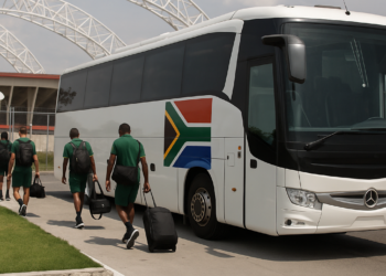 Ya está Sudáfrica en su campamento base en Pachuca