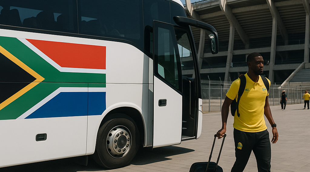 Llega Sudáfrica a México para el Mundial