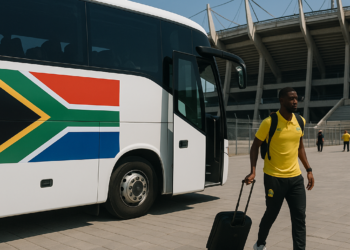 Llega Sudáfrica a México para el Mundial