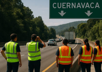 Vigilan, por tercer día consecutivo, la México-Cuernavaca