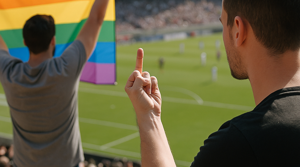 Aparece primer grito homofóbico en juego  de México