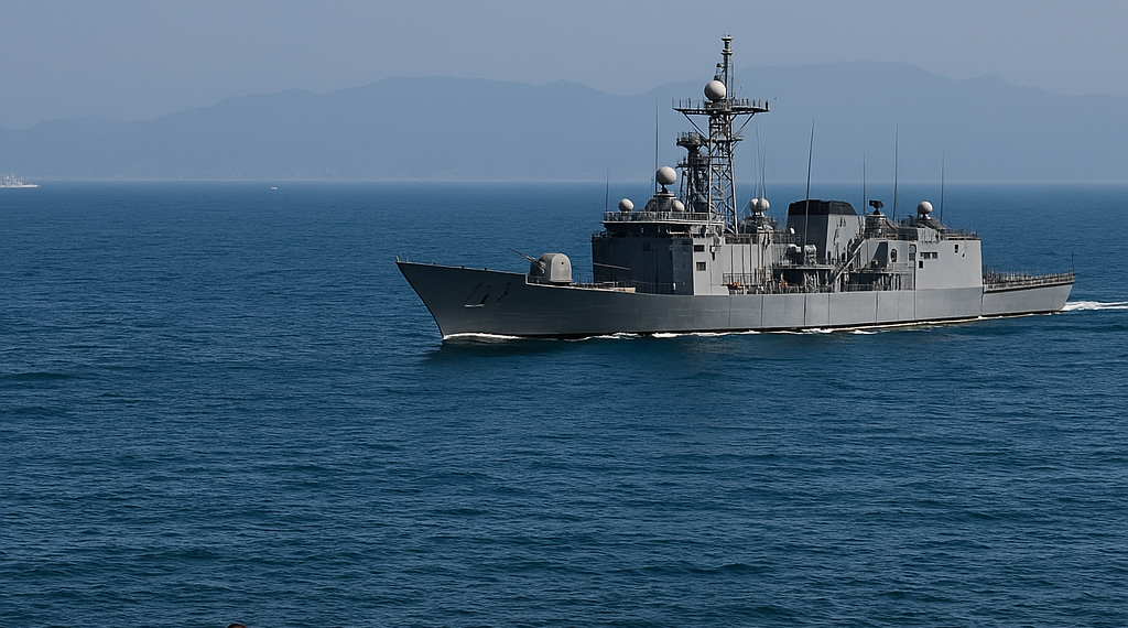 La guardia costera de Taiwán desplegó varios buques en respuesta al control del tráfico marítimo de China cerca de la isla