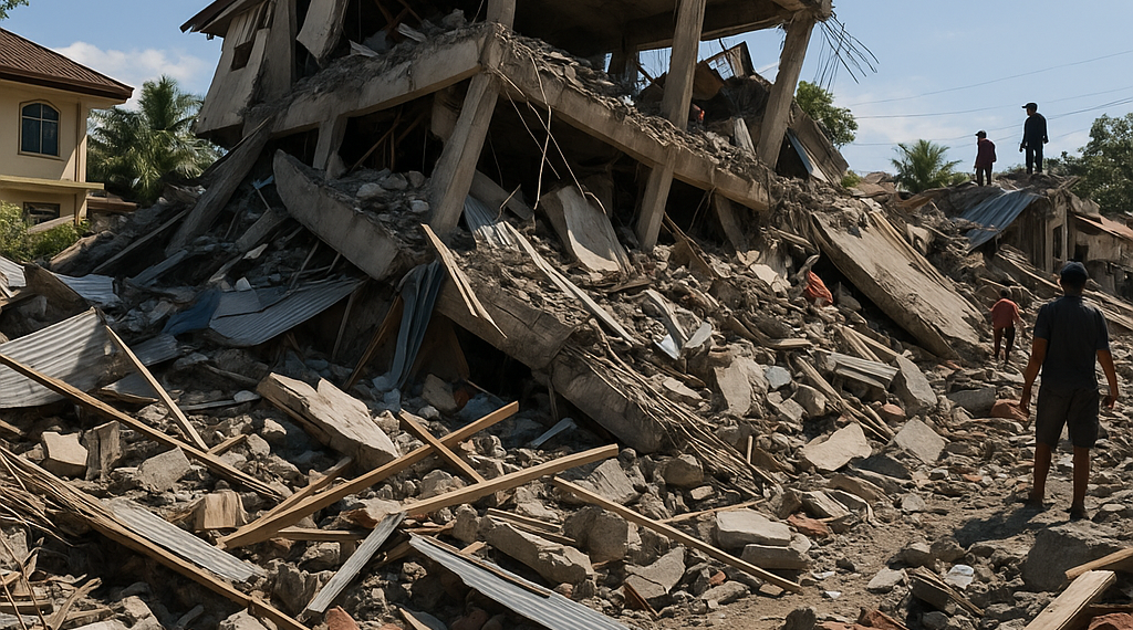 El balance del terremoto de Filipinas subió a 35 muertos mientras los equipos de rescate siguen buscando desaparecidos