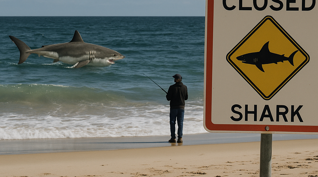 Un tiburón blanco de cuatro metros y medio mata a un pescador en Australia: es la tercera víctima en un mes