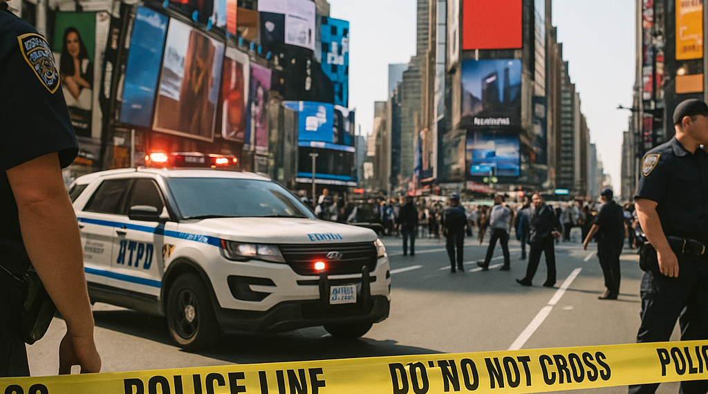 Un tiroteo sin heridos desata el pánico  en una abarrotada Times Square