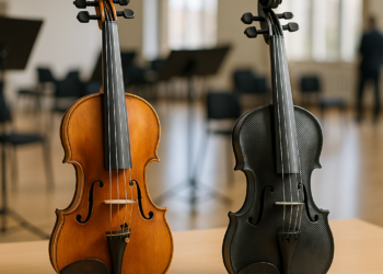 The Strad - Where tradition meets innovation: a Stradivari and a carbon fibre violin share the stage