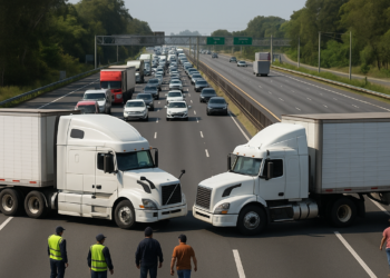 Bloquean transportistas autopistas pese al acuerdo con Segob