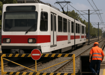 Sufre Tren Ligero oootro corte de servicio