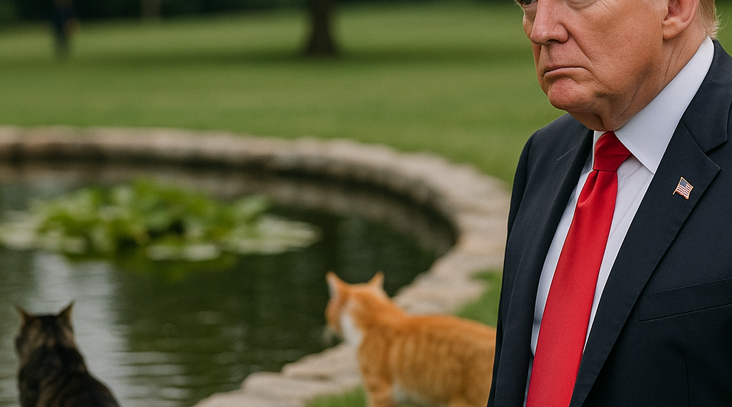Trump amenaza con prisión a quien provoque daños al estanque reflectante de Washington