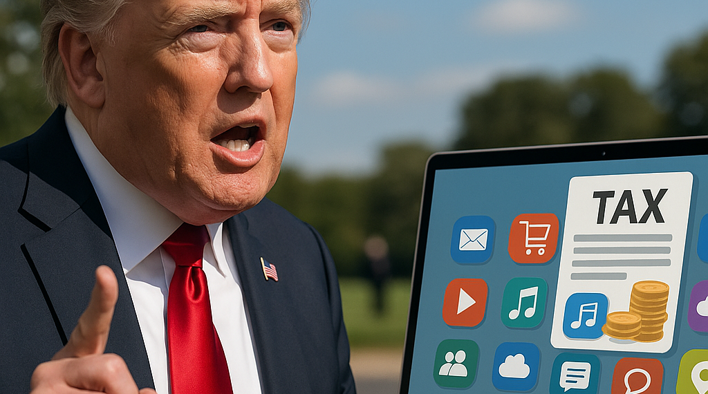 Trump amenaza con arancel por impuestos a servicios digitales