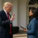 Trump corta entrevista con Kristen Welker