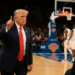 Llega Trump al juego de los Knicks