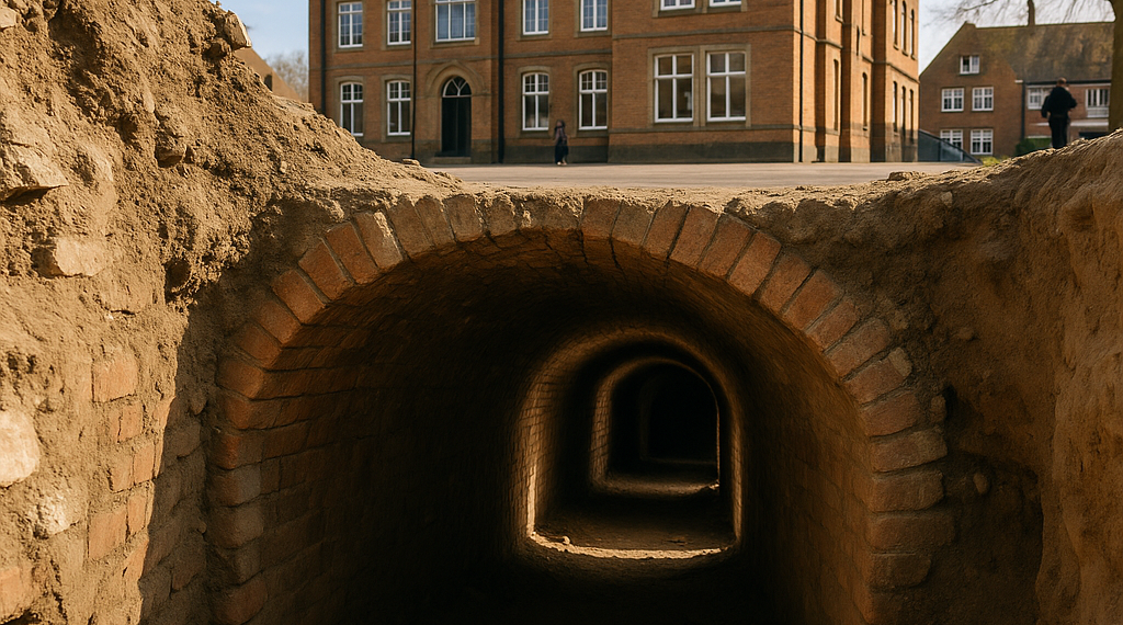 Tunnels Dating to Henry VIII’s Reign Uncovered Beneath English School
