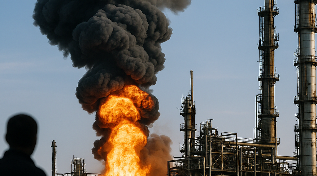 Lanza Ucrania ataque con drones contra refinería en Moscú