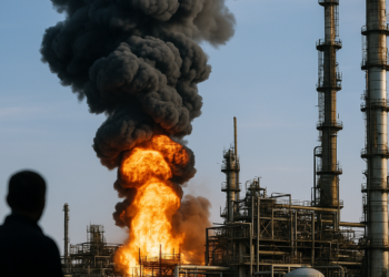 Lanza Ucrania ataque con drones contra refinería en Moscú