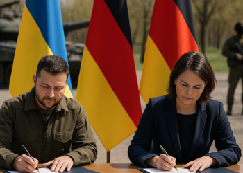 Ucrania y Alemania sellaron un acuerdo estratégico para fortalecer la defensa antibalística y la producción conjunta de tecnología militar