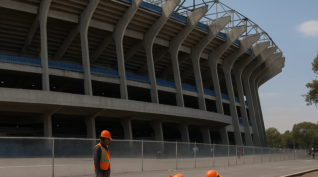 Aceleran a toda marcha ajustes finales al Estadio CDMX