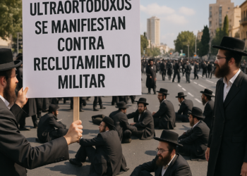 Ultraortodoxos protestaron nuevamente contra el reclutamiento militar