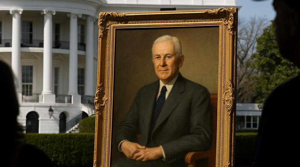 A long-hidden White House treasure is now on display for the public