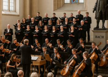 Andreas Reize dirige la ‘Misa en Si menor’ de Bach al Thomanerchor y la Akademie für Alte Musik de Berlín en la Thomaskirche de Leipzig.
