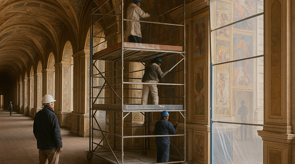 Vatican starts restorage of the Raphael Loggia