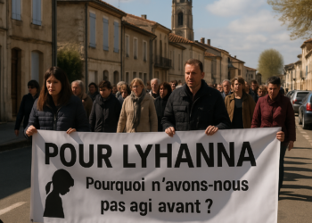 Los vecinos de Fleurance participan en una marcha blanca en memoria de la pequeña Lyhanna: "¿Por qué no intervenimos hace meses?"