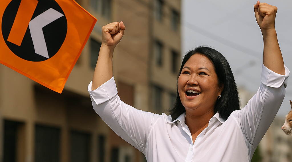 Zarpazo electoral de Keiko Fujimori, que recupera la cabeza del escrutinio y se proyecta a la presidencia de Perú