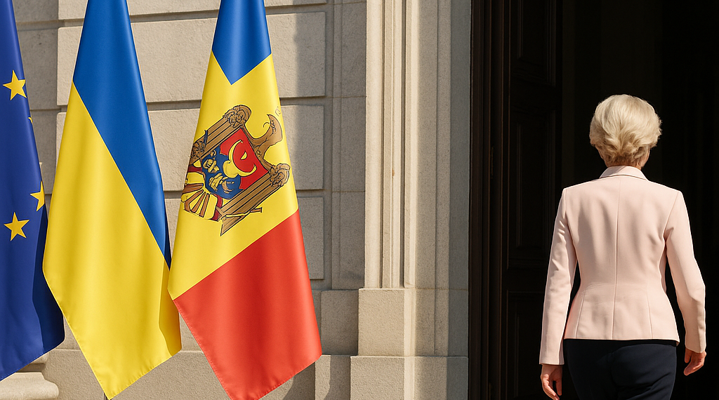 Von der Leyen anuncia el 'inicio formal de las negociaciones' de adhesión de Ucrania y Moldavia