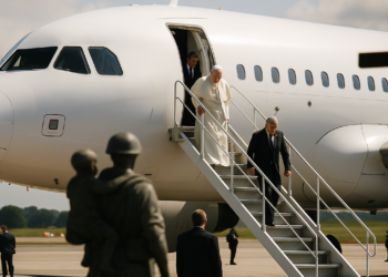 Regresa Papa a Roma en avión del Rey tras avería