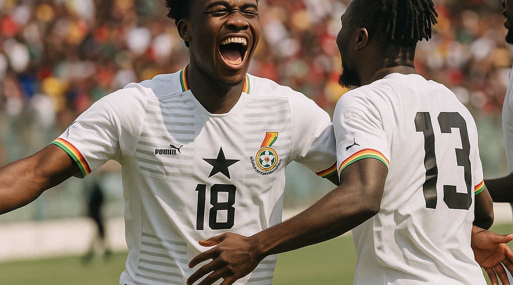 Yirenkyi desata la locura de las 'Black Stars' en el descuento