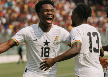 Yirenkyi desata la locura de las 'Black Stars' en el descuento