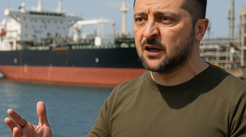 Zelensky exigió que Europa confisque el petróleo de la flota fantasma rusa para asfixiar el financiamiento del Kremlin