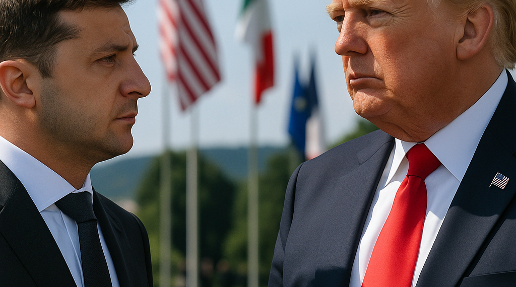 Zelensky anunció que mantendrá un encuentro con Trump en la cumbre del G7 en Francia para discutir la paz en Ucrania