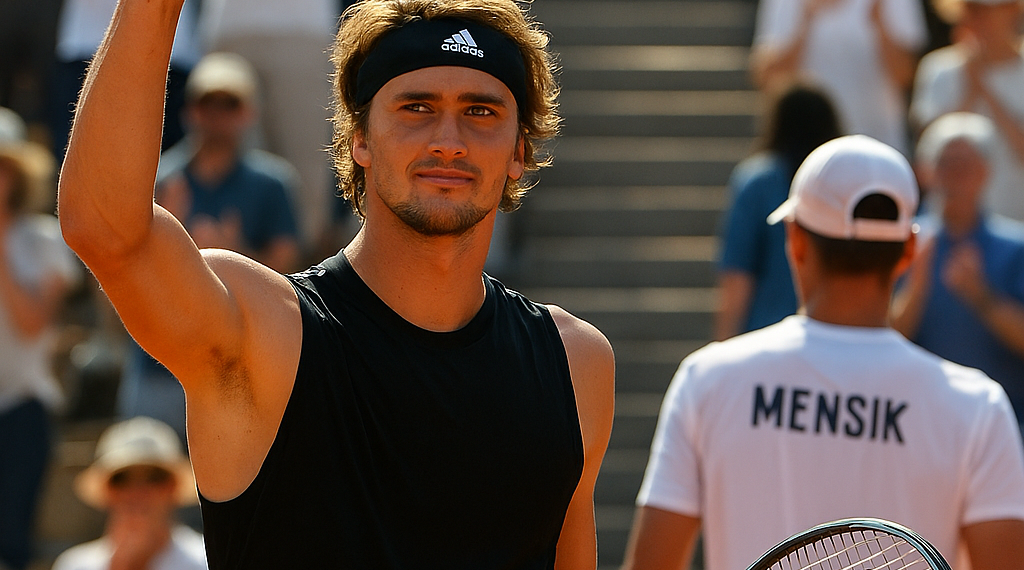 Supera Zverev a Mensik y va a Final de Roland Garros