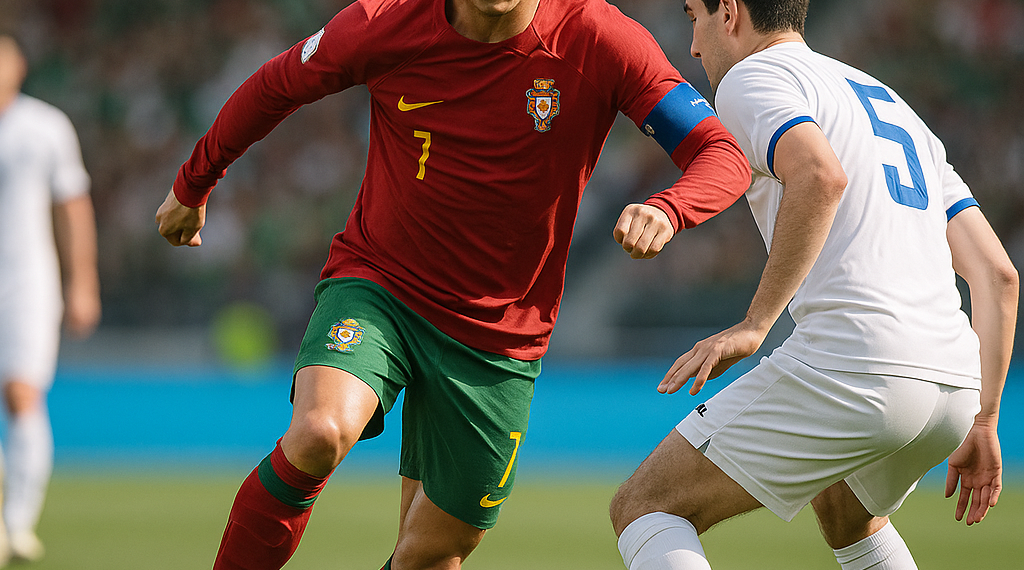 ¡Histórico! así fue el doblete de Cristiano Ronaldo ante Uzbekistán