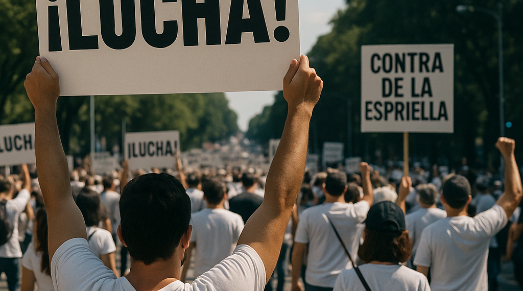 "¡Resistencia!": miles de personas marchan en Colombia contra el presidente electo de ultraderecha Abelardo de la Espriella