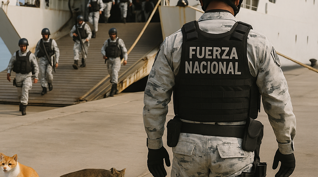 ¿Aterrizan la Guardia Nacional?