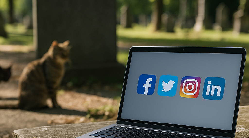 ¿Qué pasa con tus cuentas en redes sociales cuando falleces?