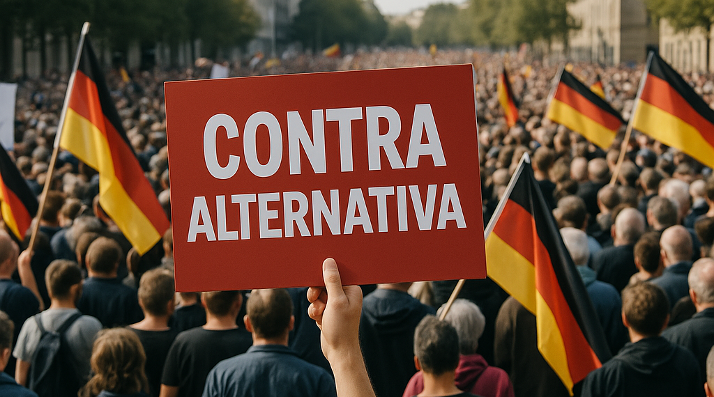 Unos 25.000 manifestantes protestan contra el congreso anual de Alternativa por Alemania, pero no impiden su celebración