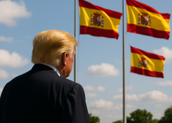 A Trump solo le faltó ponerse la playera de España