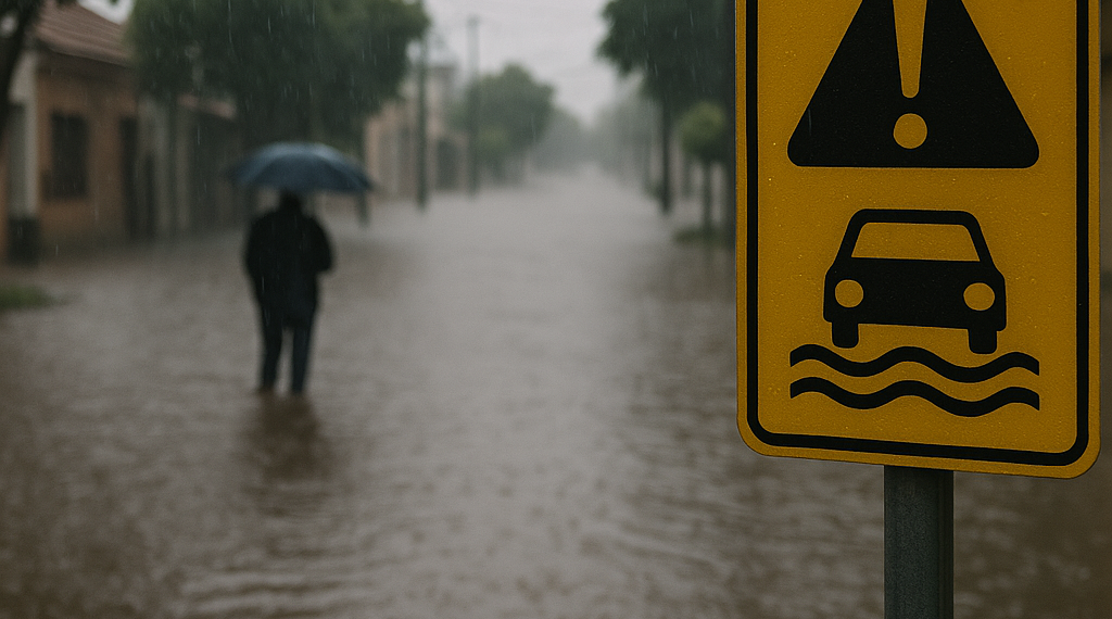 Alertan por lluvias e inundaciones este domingo