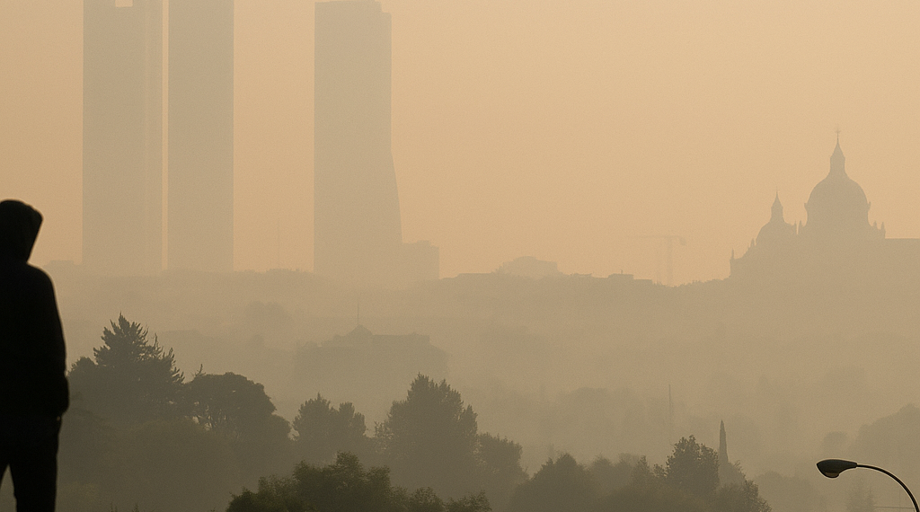 Alerta en Madrid y Ávila por el humo de los incendios activos: “Deterioro de la calidad del aire”