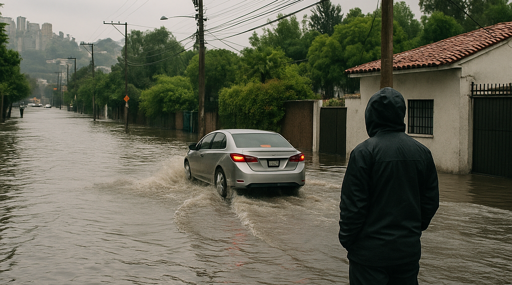 Pega lluvia al Municipio de Huixquilucan